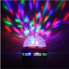 Kenstar Renkli LED Döner Başlıklı Disko Topu Ampul Gece Lambası Renkli Cishop