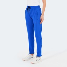 Slazenger KARMOR Kadın Slim Fit Eşofman Altı Saks Mavi