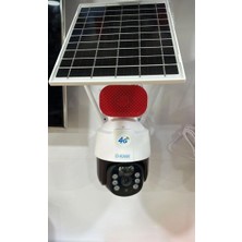 O-kam O-KAM-4847 4g 3 Mp Sirenli Güneş Panelli Solar Kamera