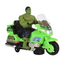 Avengers Motorsikletli Hulk Işıklı Sesli Hareketli