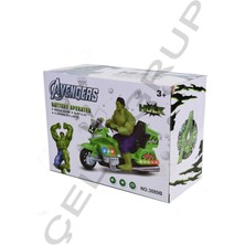 Avengers Motorsikletli Hulk Işıklı Sesli Hareketli