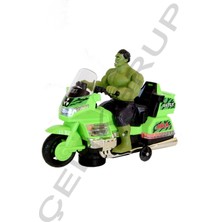 Avengers Motorsikletli Hulk Işıklı Sesli Hareketli