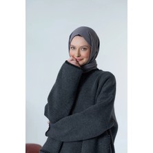 Modakaşmir Neo Pamuk Şal Koyu Gri Renk