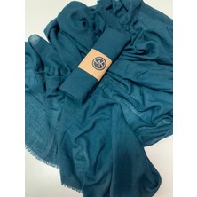 Modakaşmir Neo Pamuk Şal Petrol Yeşili