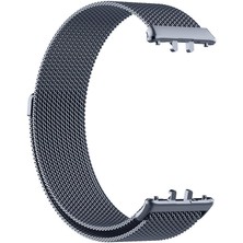 Samsung Galaxy Fit 3 Metal Kordon Paslanmaz Çelik Örgü (Krd-01)