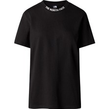 The North Face W S/s Zumu Relaxed Tee Kadın Günlük Tişört NF0A87DJJK31 Siyah