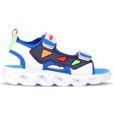 Vicco Hilda 321.24Y.204 Günlük Cırtlı Erkek Çocuk Işıklı Sandalet