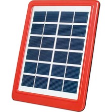 Ayt Powermaster 6 Volt 1.33 A 8 Watt Solar Güneş Enerji Paneli Çoklu Şarj Cihazı Kamp Tipi Güneş Enerjisi Şarj Cihazı