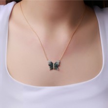 Altınöz Mücevherat Özel Oksitlemeli Tasarım Sarı Kolye