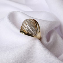 Altınöz Mücevherat Zirkon Taşlı Altın Yüzük