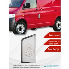 Aktif Oto Krom Volkswagen Transporter T5 Van Depo Kapağı 2003-2014 Krom Paslanmaz Çelik