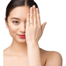 Altınöz Mücevherat Zirkon Taşlı Yüzeyi Çoklu Yıldızlı Ince Ayarlanabilir Altın Yüzük