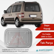 Aktif Oto Krom Volkswagen Caddy Mini Van Depo Kapağı 2003 ve Üzeri Krom Paslanmaz Çelik