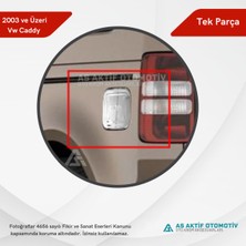 Aktif Oto Krom Volkswagen Caddy Mini Van Depo Kapağı 2003 ve Üzeri Krom Paslanmaz Çelik