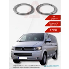 Aktif Oto Krom Volkswagen Transporter T5 Van Sis Çerçevesi 2 Parça 2010-2014 Krom Paslanmaz Çelik