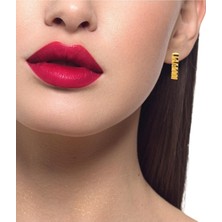 Altınöz Mücevherat Modern Tarz Tasarım Uzun Sarı Küpe