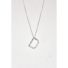 Altınöz Mücevherat Swarovski Taşlı D Harfli Beyaz Kolye