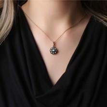 Altınöz Mücevherat Elmas Klasik Gül Model Rose Altın Kolye