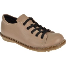 Pullman Hakiki Deri Kadın Casual Ayakkabı 34210   VİZON