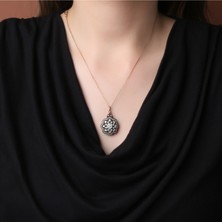 Altınöz Mücevherat Elmas Coronet Gül Model Rose Altın Kolye