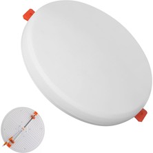 Forlife 18 Watt Yeni Nesil Delik Çapı Ayarlanabilir LED Panel Armatür (Beyaz Işık)