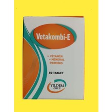 Yıldem Büyükbaş ve Küçükbaş Hayvlar Için Vetakombi - E (Vitamin + Mineral ) Premiks 50 Tablet