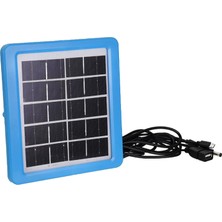 Ayt Powermaster 6 Volt 0.3 A 1.5 Watt Solar Güneş Enerjisi Paneli Kamp Için Çoklu Şarj Aleti Cihazı