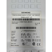 Siemens 6SE7023-4EC61 Sımovert Masterdrıves Vector Control Converter Compact Unıt