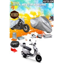 Autolion Rks Azure 50 Arka Çanta Uyumlu Ultra Koruyucu  Motor Branda