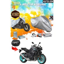 Autolion Yamaha MT10 Arka Çanta Uyumlu Ultra Koruyucu  Motor Branda