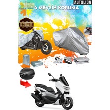 Autolion  Yamaha Nmax 125-155 Arka Çanta Uyumlu Ultra Koruyucu  Motor Branda