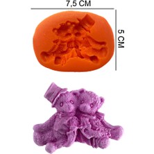 Butedo Ayıcıklar Silikon Şeker Hamuru, Sabun, Mum Kalıp