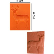 Butedo Geyik Silikon Şeker Hamuru, Sabun, Mum Kalıp