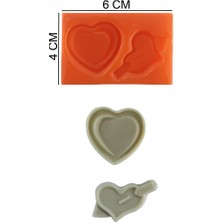 Butedo Kalpler Silikon Şeker Hamuru, Sabun, Mum Kalıp