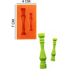 Butedo Biblo Silikon Şeker Hamuru, Sabun, Mum Kalıp