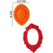 Butedo Çerçeve Silikon Şeker Hamuru, Sabun, Mum Kalıp