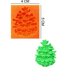 Butedo Çam Kozalak Silikon Şeker Hamuru, Sabun, Mum Kalıp