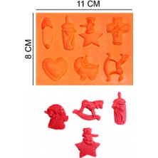 Butedo Bebek Figürler Silikon Şeker Hamuru, Sabun, Mum Kalıp
