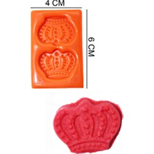 Butedo Kral Taç Silikon Şeker Hamuru, Sabun, Mum Kalıp