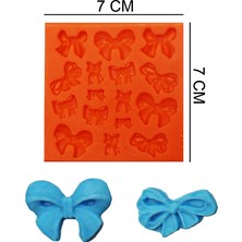 Butedo Fiyonk Kurdele Silikon Şeker Hamuru, Sabun, Mum Kalıp