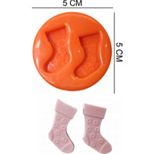 Butedo Çoraplar Silikon Şeker Hamuru, Sabun, Mum Kalıp