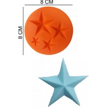Butedo Yıldızlar Silikon Şeker Hamuru, Sabun, Mum Kalıp