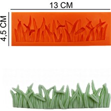 Butedo Çimler Silikon Şeker Hamuru, Sabun, Mum Kalıp
