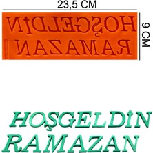 Butedo Hoşgeldin Ramazan Silikon Şeker Hamuru, Sabun, Mum Kalıp