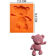 Butedo Ayıcık Silikon Şeker Hamuru, Sabun, Mum Kalıp