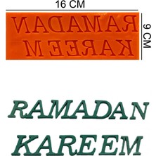 Butedo Ramadan Kareem Silikon Şeker Hamuru, Sabun, Mum Kalıp