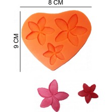 Butedo Çiçekler Silikon Şeker Hamuru, Sabun, Mum Kalıp