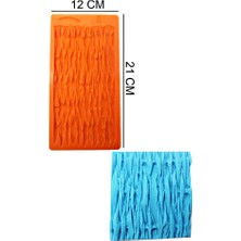 Butedo Desen Hasır Silikon Şeker Hamuru, Sabun, Mum Kalıp