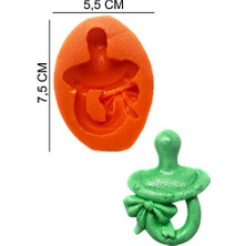 Butedo Emzik Silikon Şeker Hamuru, Sabun, Mum Kalıp