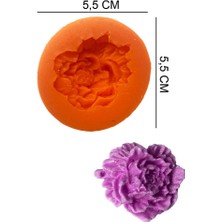 Butedo Gül Çiçek Silikon Şeker Hamuru, Sabun, Mum Kalıp